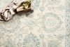 Loloi Norabel NOR-04 Ivory/Blue Area Rug Close Up