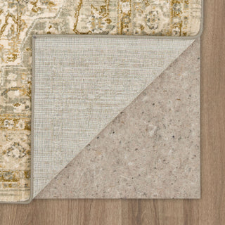 Karastan Touchstone Nore Willow Grey Area Rug Back Image