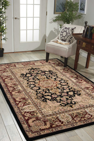 Nourison 2000 2005 Black Area Rug Room Image