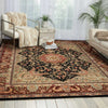 Nourison 2000 2005 Black Area Rug Room Image
