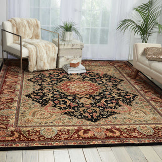 Nourison 2000 2005 Black Area Rug Room Image