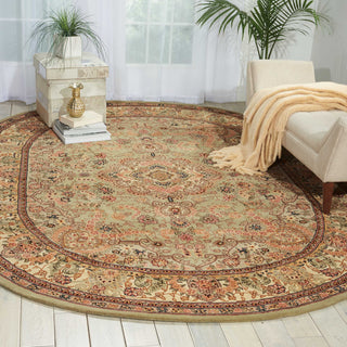 Nourison 2000 2005 Light Green Area Rug Room Image