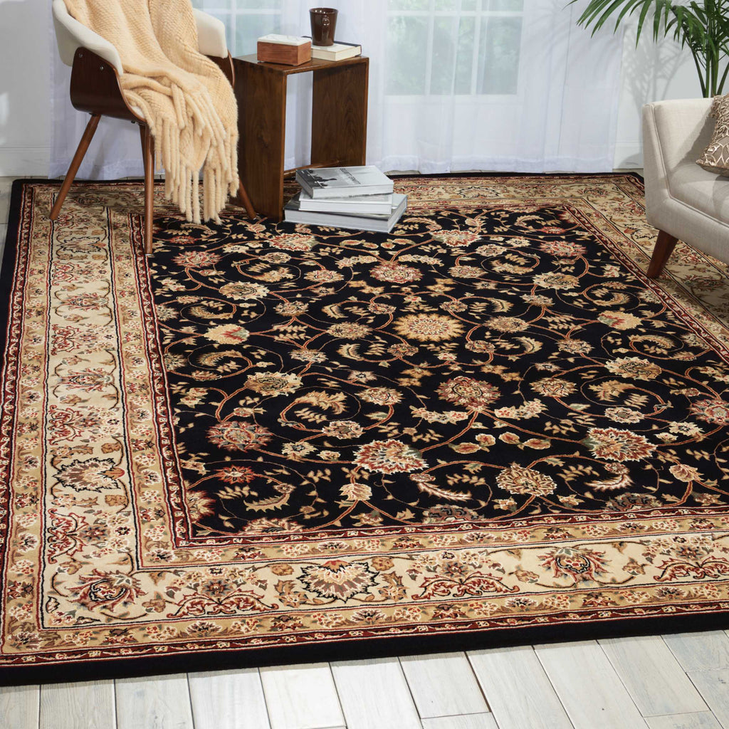 Nourison 2000 2015 Navy Area Rug Room Image Feature