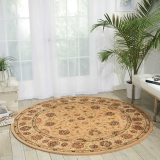 Nourison 2000 2071 Camel Area Rug Room Image Feature