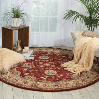 Nourison 2000 2203 Brick Area Rug Room Image