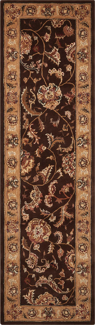 Nourison 2000 2206 Brown Area Rug 2' 3'' X 8' Runner