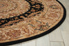 Nourison 2000 2233 Black Area Rug Detail Image