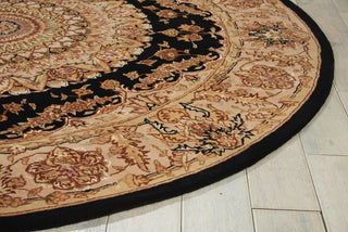 Nourison 2000 2233 Black Area Rug Detail Image