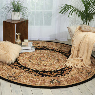 Nourison 2000 2233 Black Area Rug Room Image