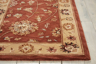 Nourison 2000 2258 Rust Area Rug Detail Image