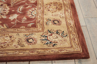 Nourison 2000 2258 Rust Area Rug Detail Image