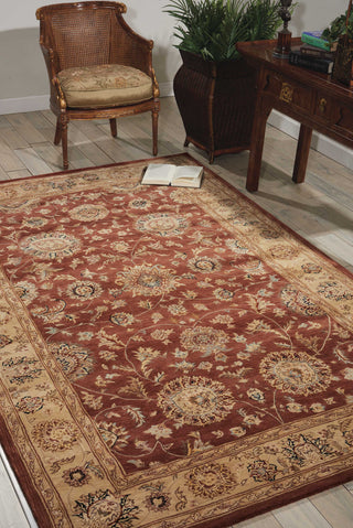 Nourison 2000 2258 Rust Area Rug Room Image