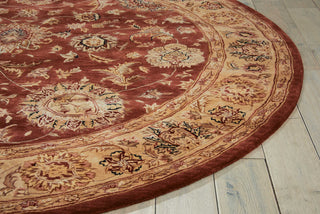 Nourison 2000 2258 Rust Area Rug Detail Image