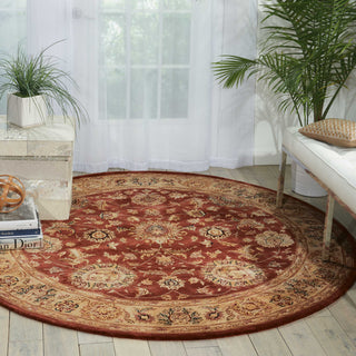 Nourison 2000 2258 Rust Area Rug Room Image