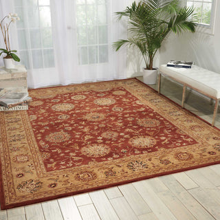 Nourison 2000 2258 Rust Area Rug Room Image