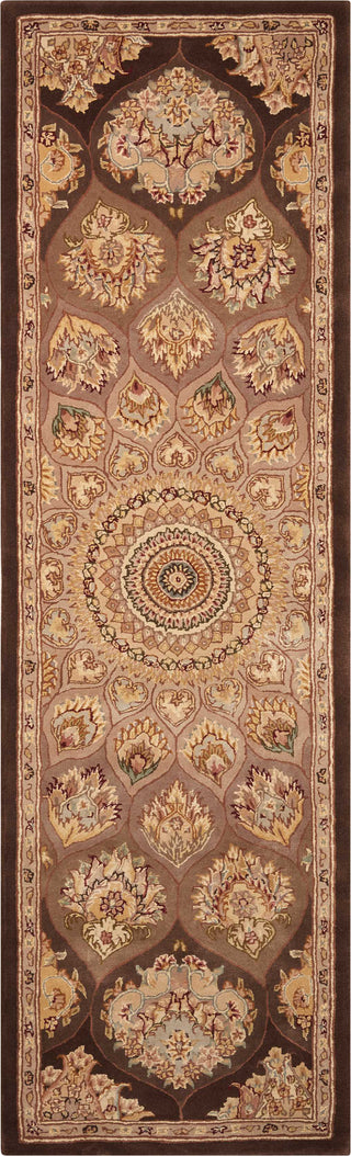 Nourison 2000 2318 Brown Area Rug Runner 