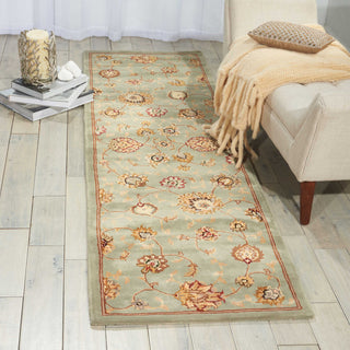 Nourison 2000 2360 Aqua Area Rug Room Image Feature