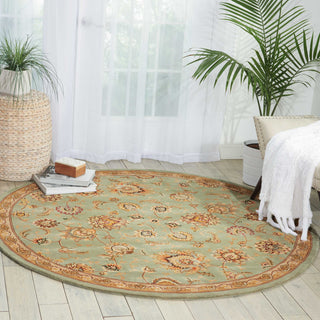 Nourison 2000 2360 Aqua Area Rug Room Image