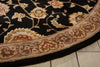 Nourison 2000 2360 Black Area Rug Detail Image