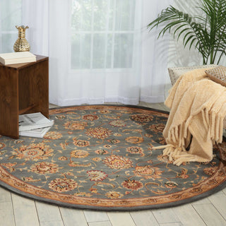 Nourison 2000 2360 Slate Area Rug Room Image Feature