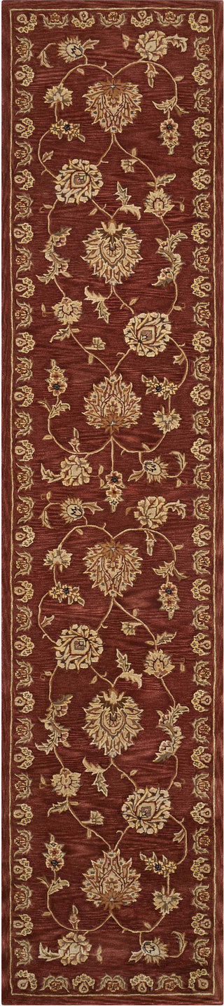 Nourison 2000 2421 Rust Area Rug 2'6'' X 12' Runner