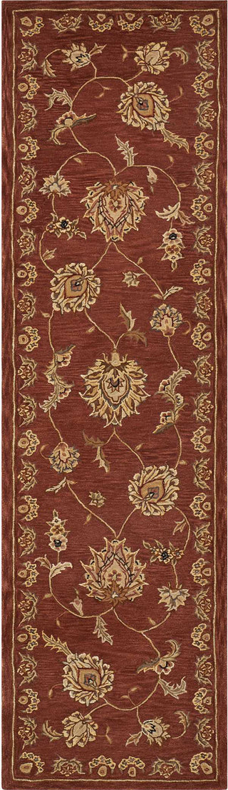 Nourison 2000 2421 Rust Area Rug 2'3'' X 8' Runner