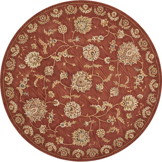 Nourison 2000 2421 Rust Area Rug 6' Round