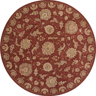 Nourison 2000 2421 Rust Area Rug 8' Round