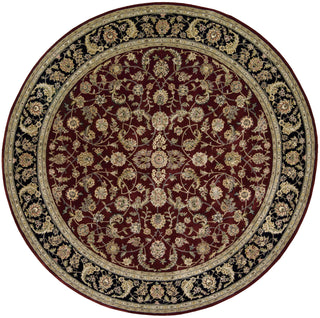 Nourison 2000 2002 Burgundy Area Rug 8' Round