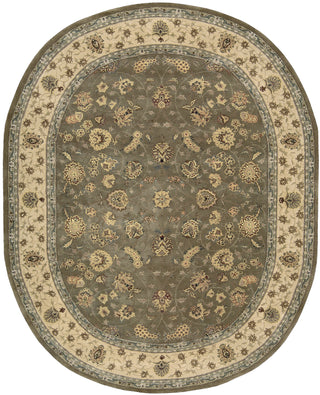 Nourison 2000 2003 Olive Area Rug 8' X 10' Oval Shot