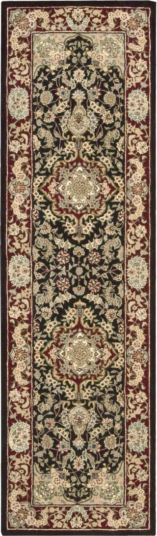 Nourison 2000 2005 Black Area Rug Runner Image