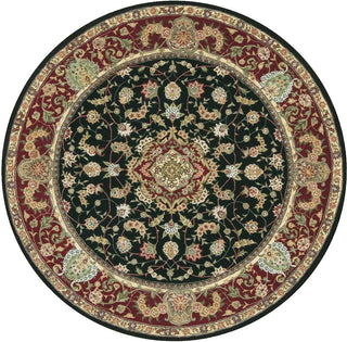 Nourison 2000 2005 Black Area Rug Round Image