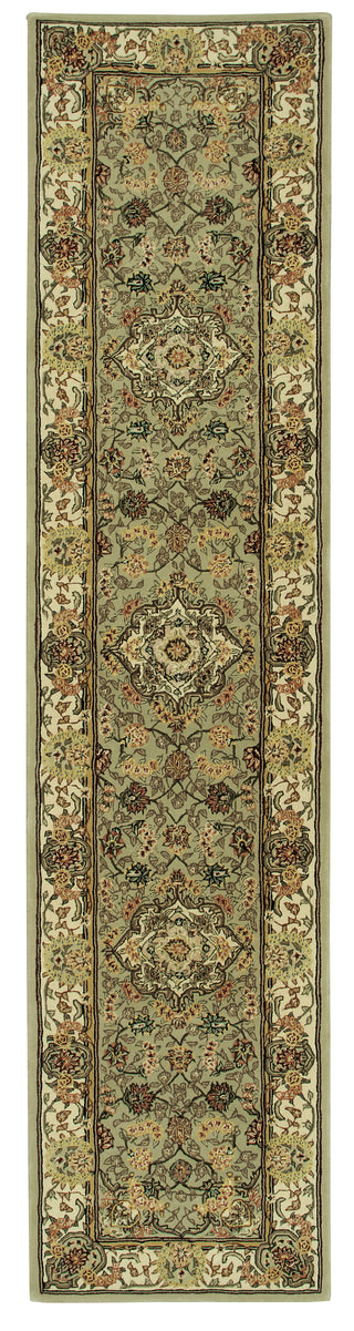 Nourison 2000 2005 Light Green Area Rug 3' X 12'