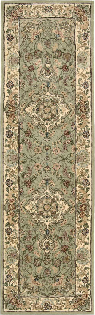 Nourison 2000 2005 Light Green Area Rug Runner Image