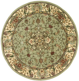 Nourison 2000 2005 Light Green Area Rug 4' Round