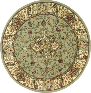 Nourison 2000 2005 Light Green Area Rug Round Image