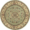 Nourison 2000 2005 Light Green Area Rug Round Image