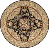 Nourison 2000 2028 Black Area Rug Round Image