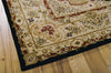Nourison 2000 2028 Black Area Rug 8' X 10' Corner Shot