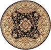 Nourison 2000 2028 Black Area Rug Round Image