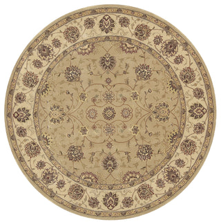 Nourison 2000 2071 Camel Area Rug 6' Round