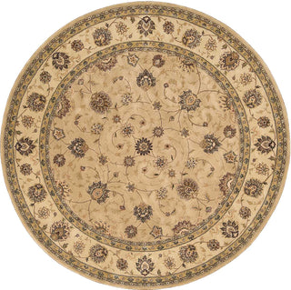 Nourison 2000 2071 Camel Area Rug Round Image