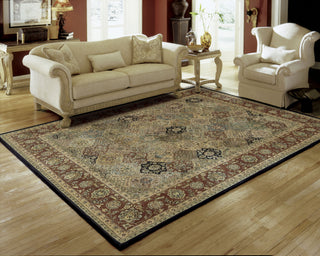 Nourison 2000 2101 Multicolor Area Rug 8' X 10' Living Space Shot Feature