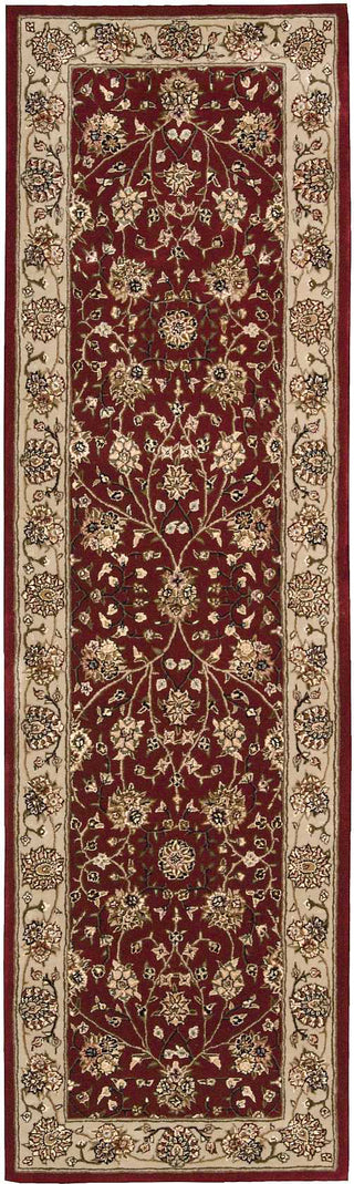 Nourison 2000 2107 Burgundy Area Rug Runner Image