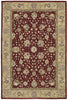 Nourison 2000 2107 Burgundy Area Rug 4' X 6'