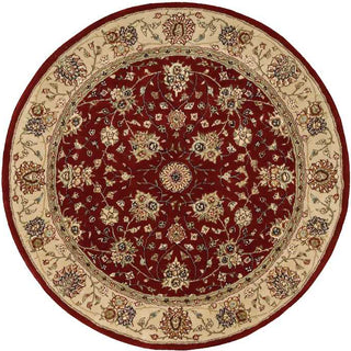 Nourison 2000 2107 Burgundy Area Rug Round Image