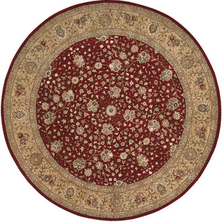 Nourison 2000 2107 Burgundy Area Rug Round Image