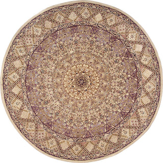 Nourison 2000 2117 Lavender Area Rug Round Image