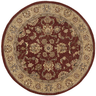 Nourison 2000 2203 Brick Area Rug 4' Round