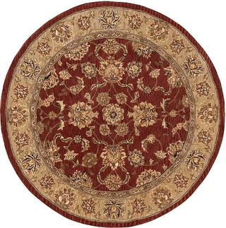 Nourison 2000 2203 Brick Area Rug Round Image